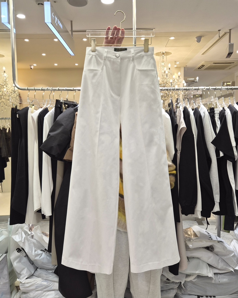 WORK SHOP韓國直郵㊣女裝新品推薦人氣職業熱賣休閑褲春款Work_shop休閑褲圖色1