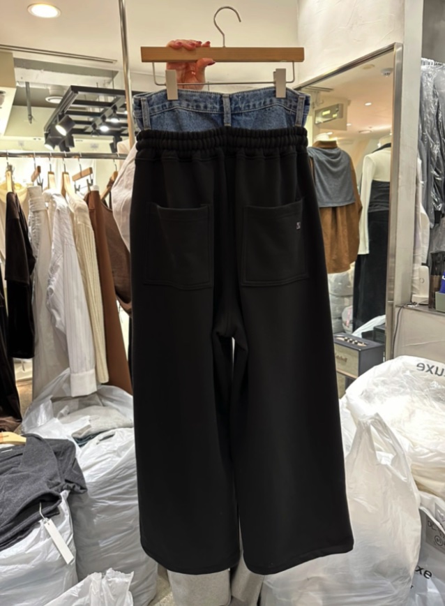 INSSENSE-A東大門直郵㊣女士新品真品休閑褲不加絨春款腰帶INSSENSE-A休閑褲