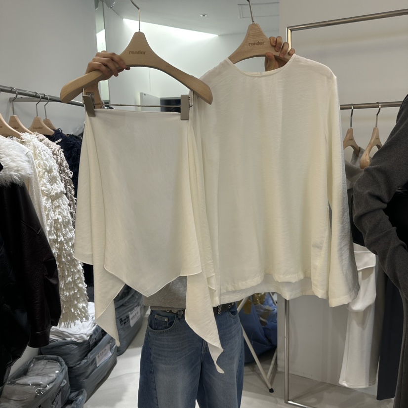 RENDER㊣東大門實拍女裝新款熱賣真品職業套裝春款套裝圍巾RENDER套裝圖色1