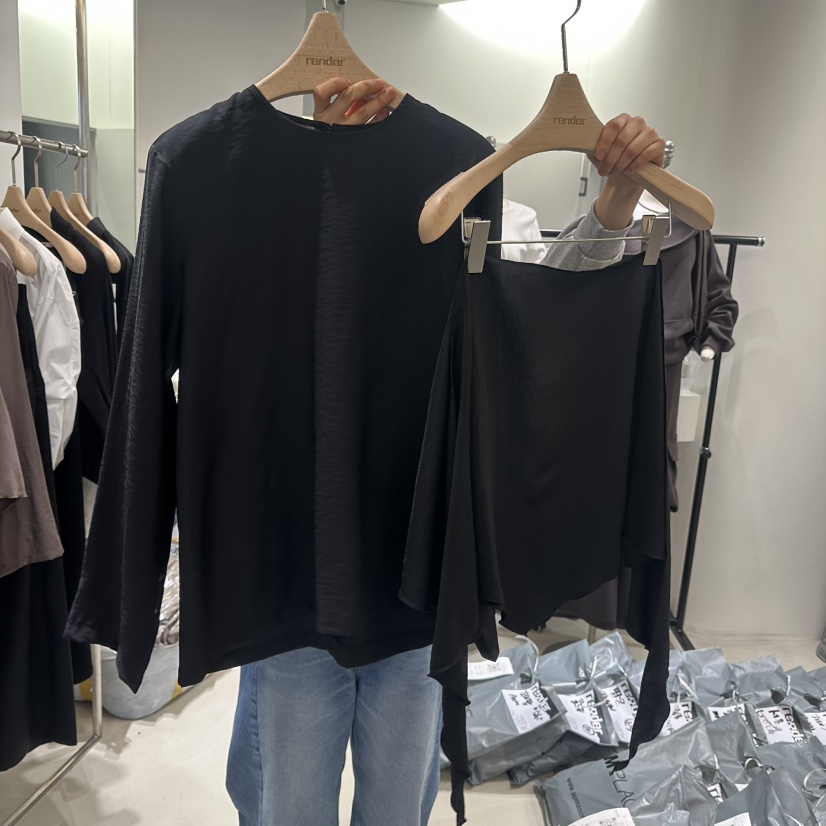 RENDER㊣東大門實拍女裝新款熱賣真品職業套裝春款套裝圍巾RENDER套裝圖色3