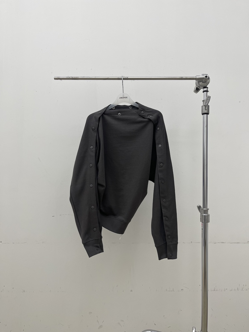 ATMOSPHERE韓國直郵㊣女裝新品推薦職業時尚熱賣26春夏衛衣ATMOSPHERE/BLING衛衣圖色3墨