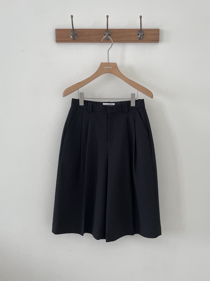 3 ANOTHER東大門直郵㊣女士新款真品熱賣26春夏人氣短褲春款3 ANOTHER短褲圖色2黑色