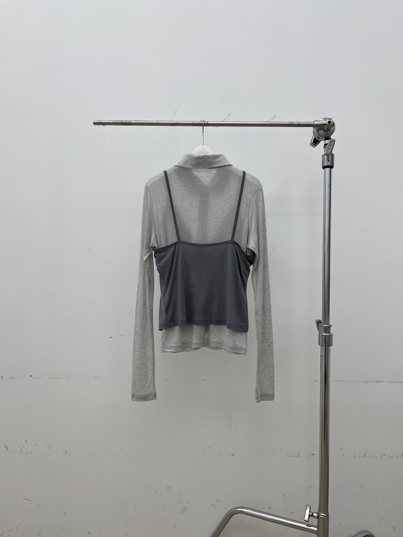 ATMOSPHERE東大門直郵㊣女裝新款時尚熱賣真品長袖T恤假兩件ATMOSPHERE/BLING長袖T恤