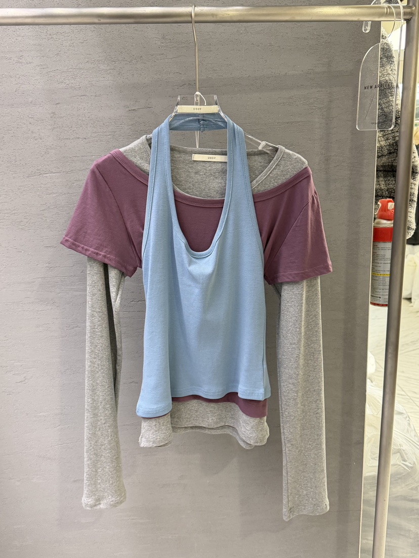 UOOV韓國直郵㊣女士新款真品休閑推薦職業26春夏套裝春款套裝UOOV套裝圖色2