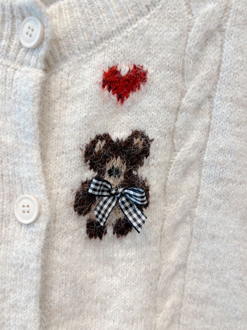 OVE東大門直郵㊣女士新款時尚26春夏真品休閑職業針織衫開衫OVE針織衫