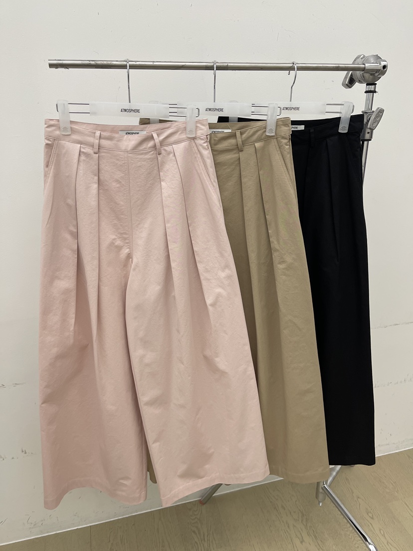 ATMOSPHERE㊣東大門實拍女士新品休閑時尚熱賣26春夏休閑褲ATMOSPHERE/BLING休閑褲圖色2左二色