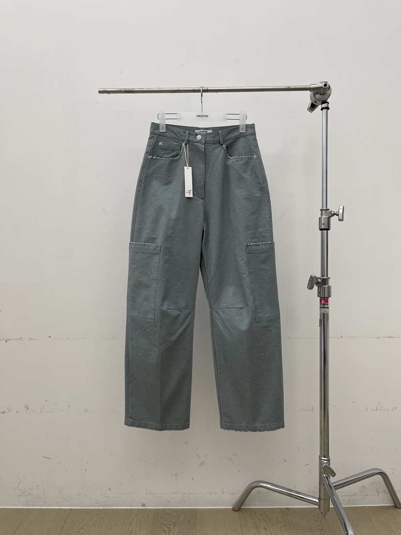 ATMOSPHERE㊣東大門實拍女士新品真品人氣熱賣推薦休閑褲口袋ATMOSPHERE/BLING休閑褲圖色1