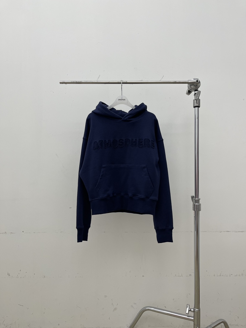 ATMOSPHERE東大門直郵㊣女裝新品26春夏推薦衛衣連帽衫刺繡ATMOSPHERE/BLING衛衣圖色3