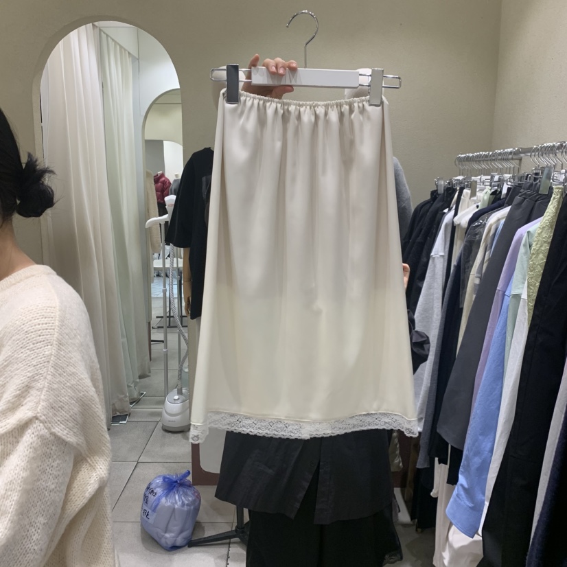 BROCCOLISALAD東大門直郵㊣女裝新品休閑人氣職業半身裙中短裙BROCCOLISALAD半身裙/中短裙圖色1