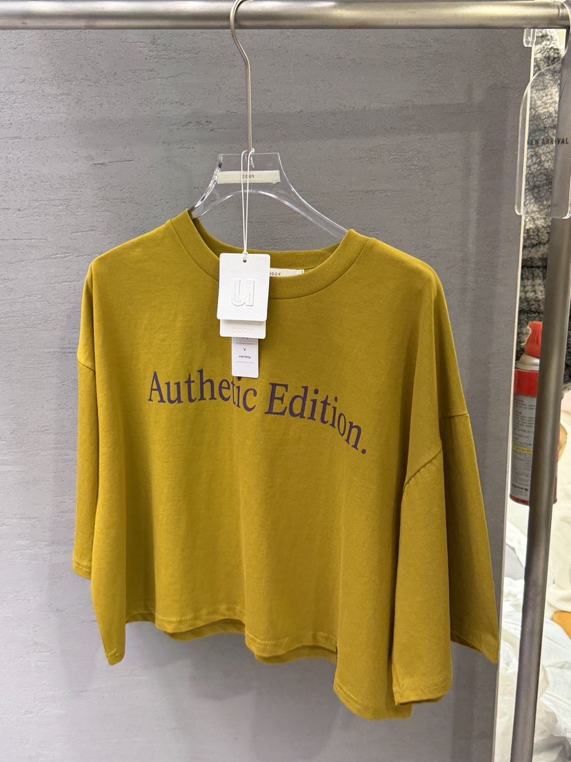 UOOV東大門直郵㊣女裝新款推薦人氣休閑時尚熱賣真品T恤春款UOOVT恤圖色3