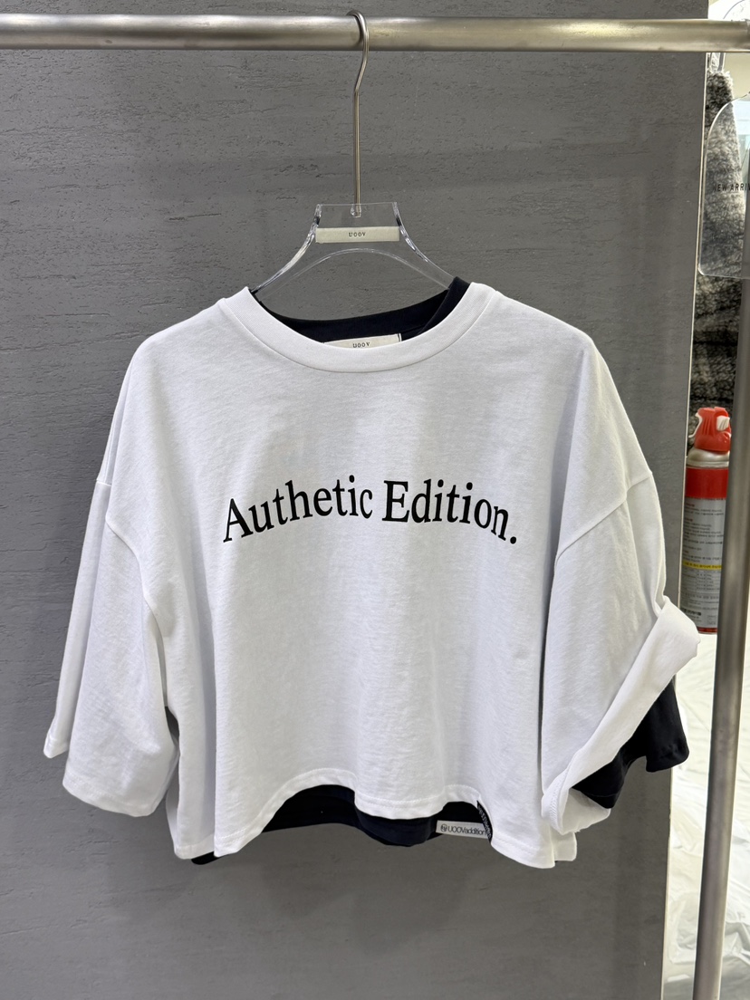 UOOV東大門直郵㊣女裝新款推薦人氣休閑時尚熱賣真品T恤春款UOOVT恤圖色4