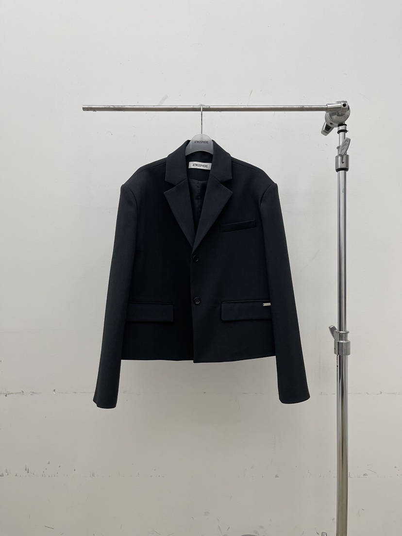 ATMOSPHERE東大門直郵㊣女士新款推薦人氣熱賣職業26春夏夾克ATMOSPHERE/BLING夾克圖色2黑