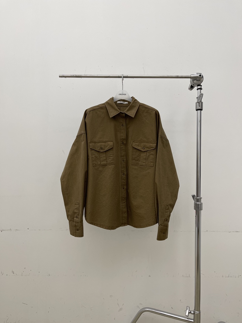 ATMOSPHERE㊣東大門實拍女裝新品熱賣推薦人氣休閑襯衫蕾絲衫ATMOSPHERE/BLING襯衫/蕾絲衫圖色2