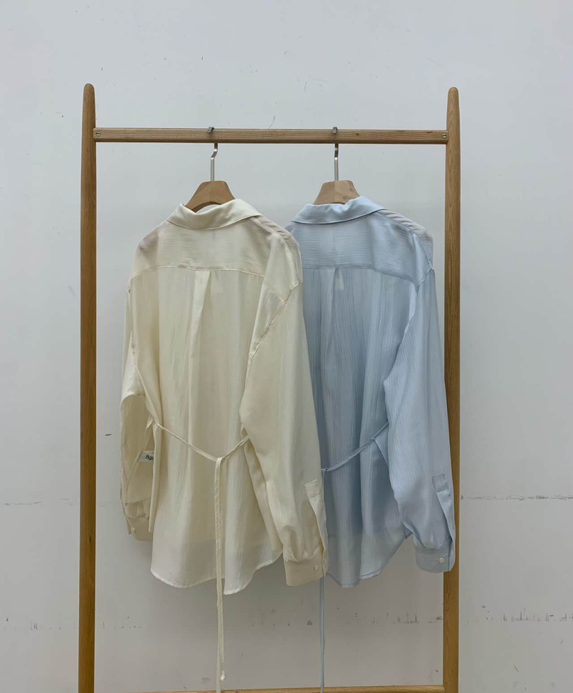 B_GARDER㊣東大門實拍女裝新款休閑26春夏推薦襯衫蕾絲衫條紋B.GARDER襯衫/蕾絲衫