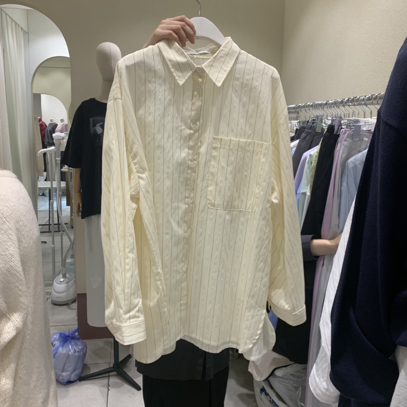 BROCCOLISALAD東大門直郵㊣女裝新品職業人氣推薦襯衫蕾絲衫BROCCOLISALAD襯衫/蕾絲衫圖色2