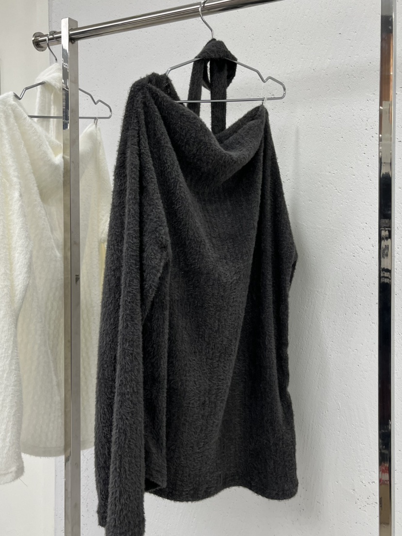 BEAMING SEOUL東大門直郵㊣女裝新款時尚職業針織衫含脖帶BEAMING SEOUL針織衫