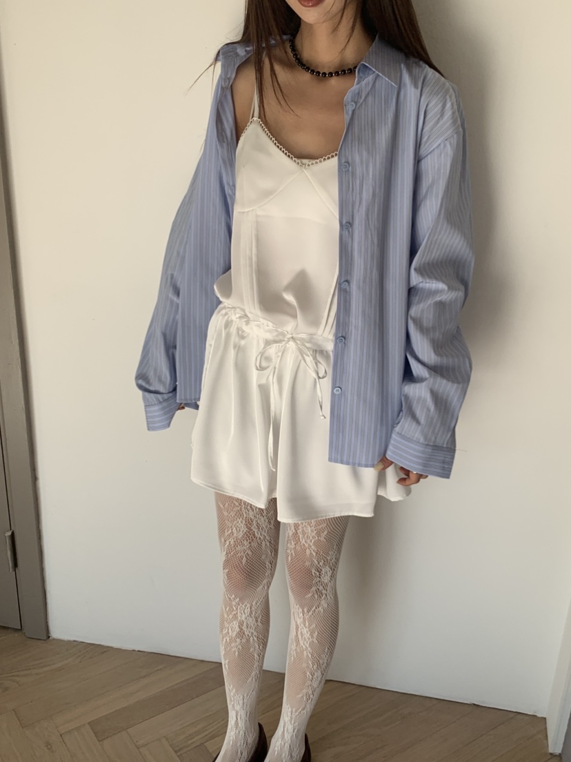 MURMUR㊣東大門實拍女裝新品真品26春夏推薦休閑襯衫蕾絲衫MURMUR襯衫/蕾絲衫