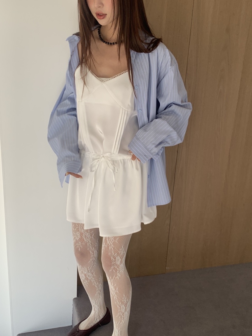 MURMUR㊣東大門實拍女裝新品真品26春夏推薦休閑襯衫蕾絲衫MURMUR襯衫/蕾絲衫