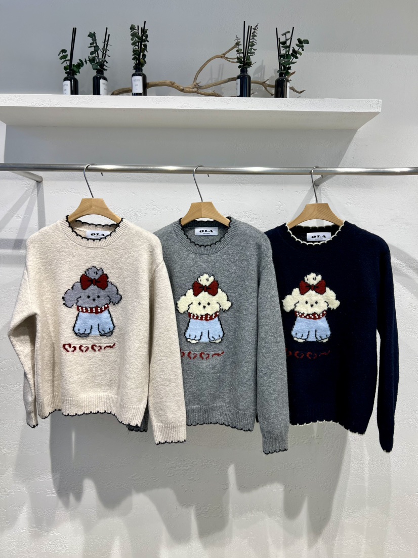 OLA東大門直郵㊣女士新款時尚職業人氣休閑推薦熱賣26春夏針織衫mellor/OLA針織衫