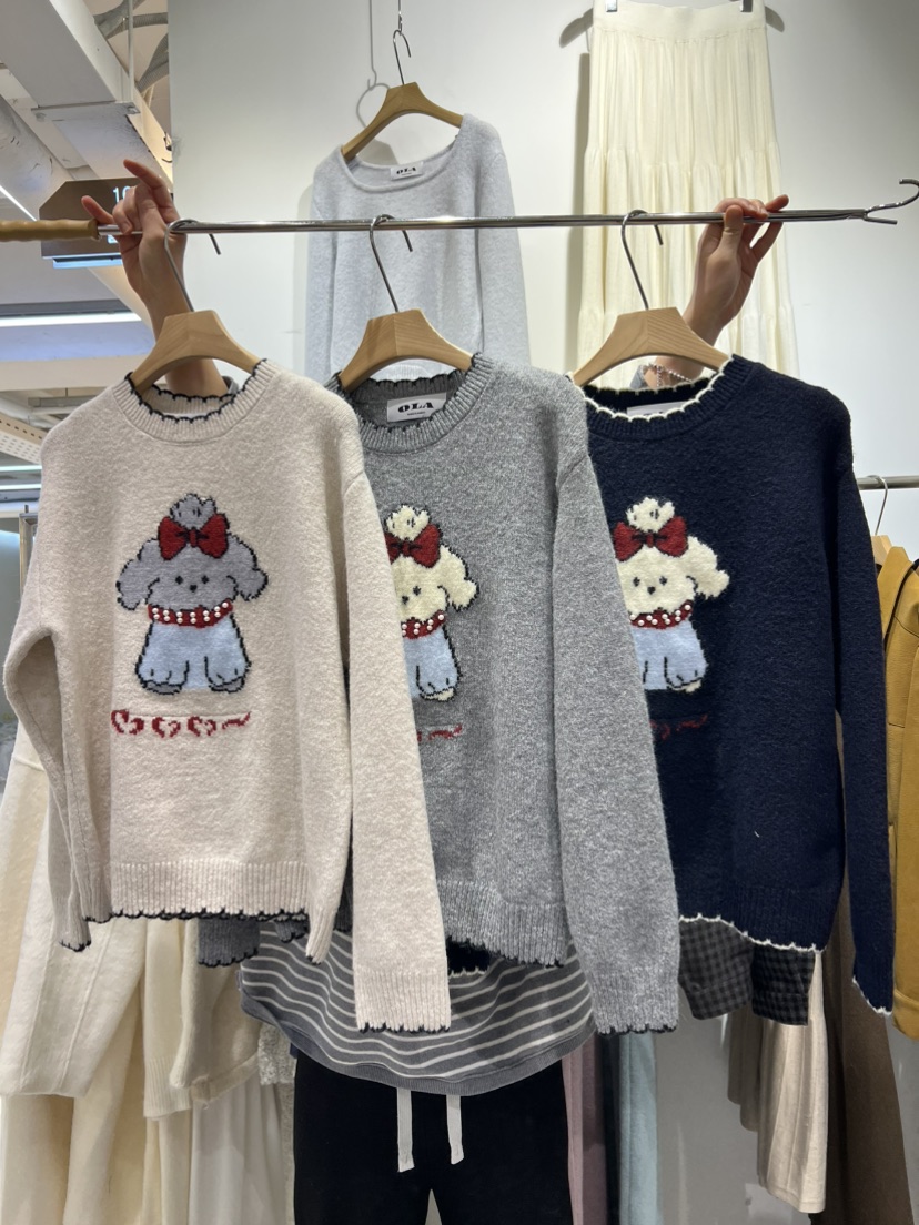 OLA東大門直郵㊣女士新款時尚職業人氣休閑推薦熱賣26春夏針織衫mellor/OLA針織衫