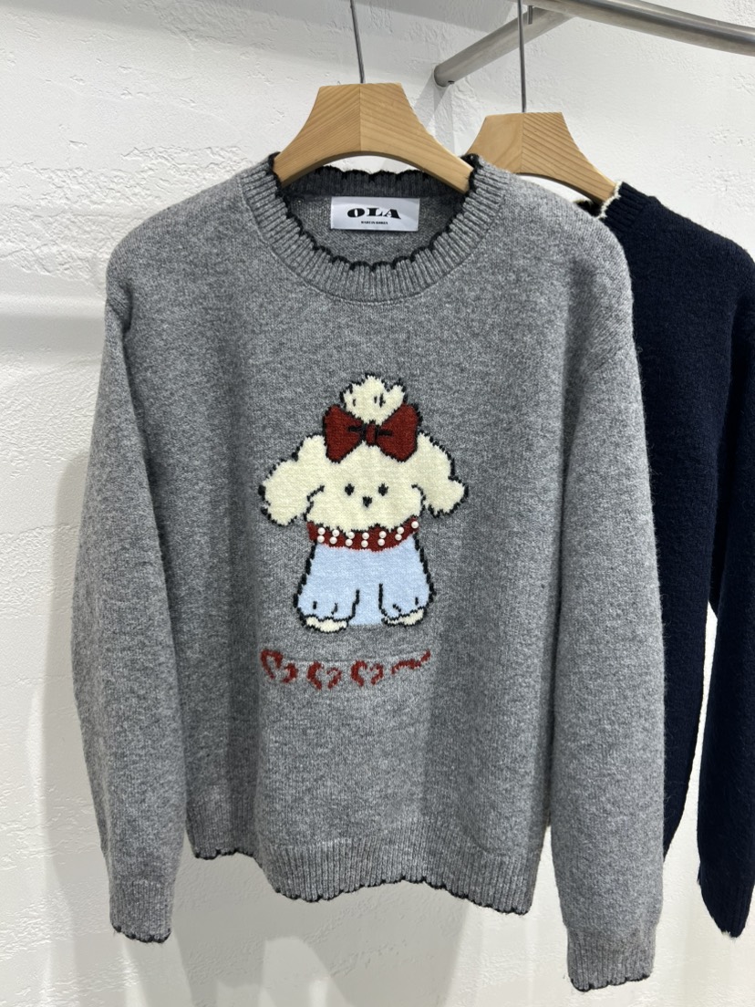 OLA東大門直郵㊣女士新款時尚職業人氣休閑推薦熱賣26春夏針織衫mellor/OLA針織衫