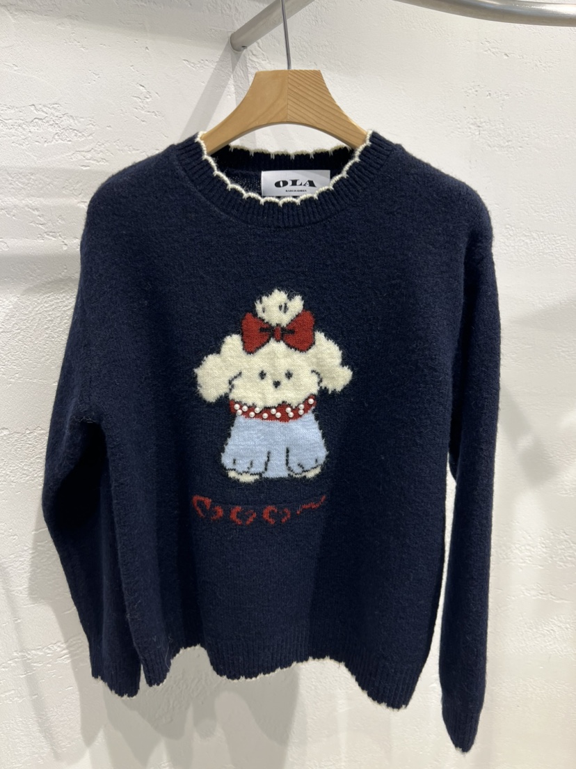 OLA東大門直郵㊣女士新款時尚職業人氣休閑推薦熱賣26春夏針織衫mellor/OLA針織衫