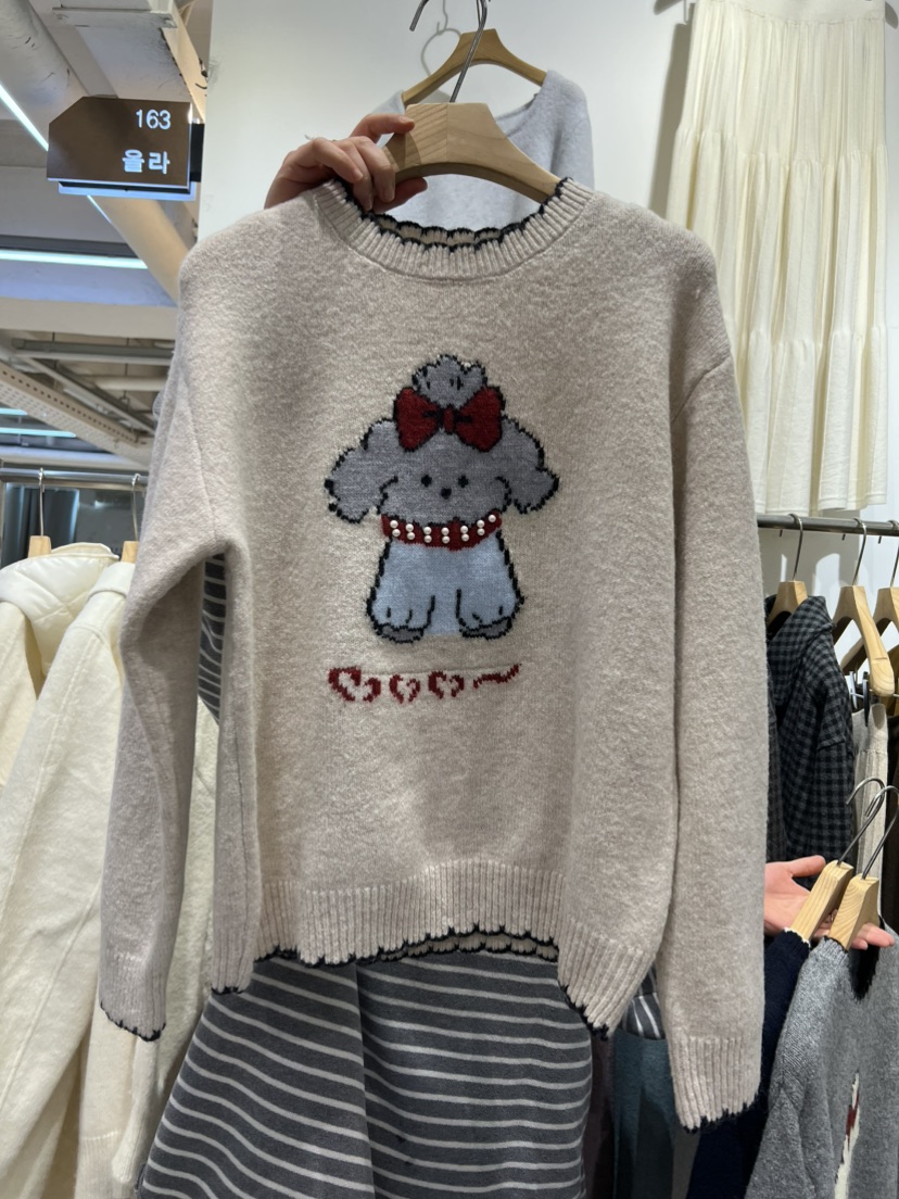 OLA東大門直郵㊣女士新款時尚職業人氣休閑推薦熱賣26春夏針織衫mellor/OLA針織衫圖色1