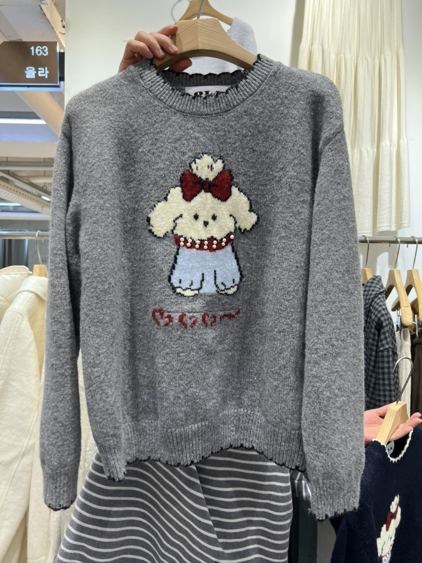 OLA東大門直郵㊣女士新款時尚職業人氣休閑推薦熱賣26春夏針織衫mellor/OLA針織衫圖色2