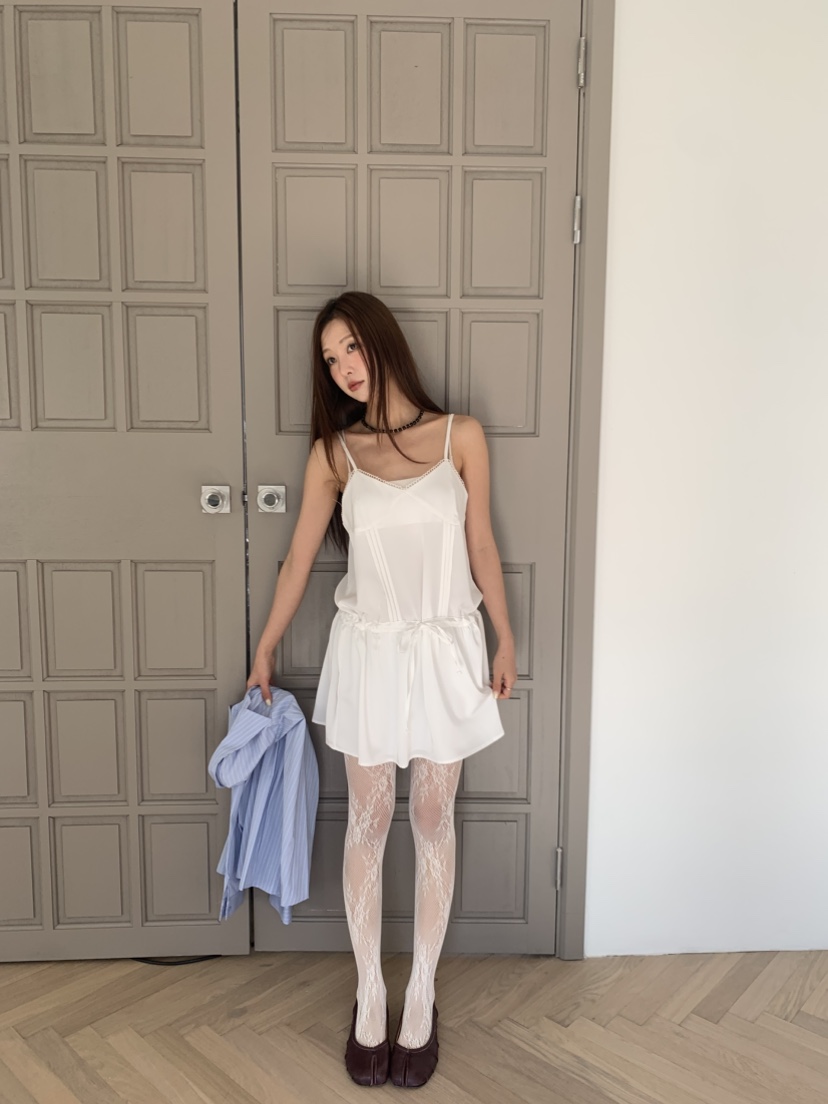 MURMUR韓國直郵㊣女裝新款真品熱賣職業推薦時尚連衣裙褶裥MURMUR連衣裙