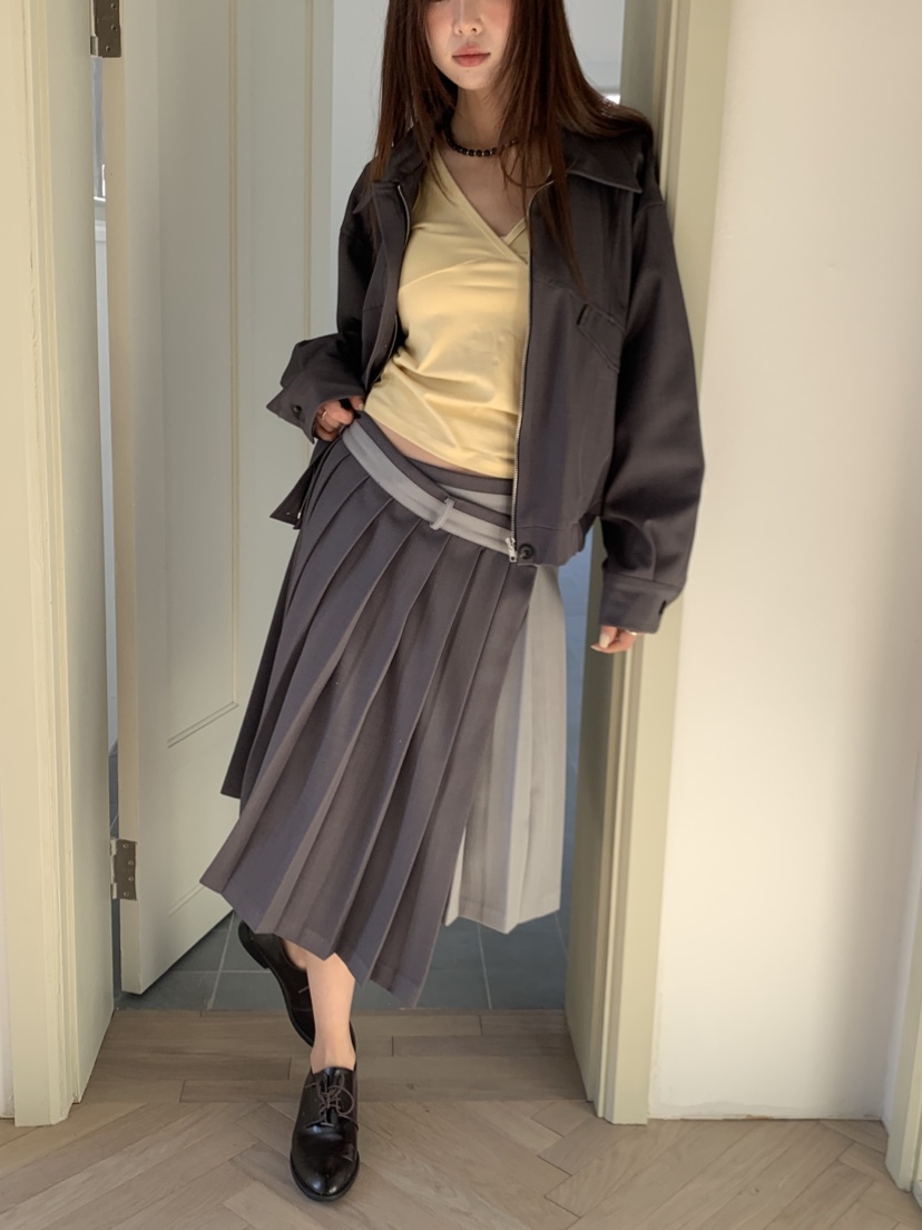 MURMUR韓國代購㊣女士新款推薦時尚職業26春夏半身裙中短裙MURMUR半身裙/中短裙