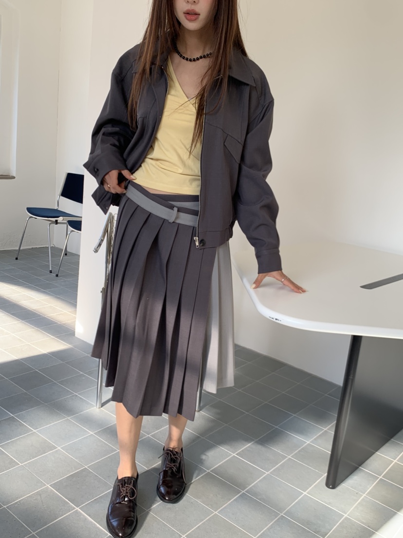 MURMUR韓國代購㊣女士新款推薦時尚職業26春夏半身裙中短裙MURMUR半身裙/中短裙