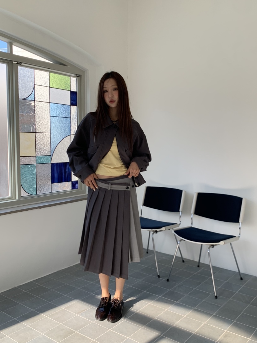 MURMUR韓國代購㊣女士新款推薦時尚職業26春夏半身裙中短裙MURMUR半身裙/中短裙