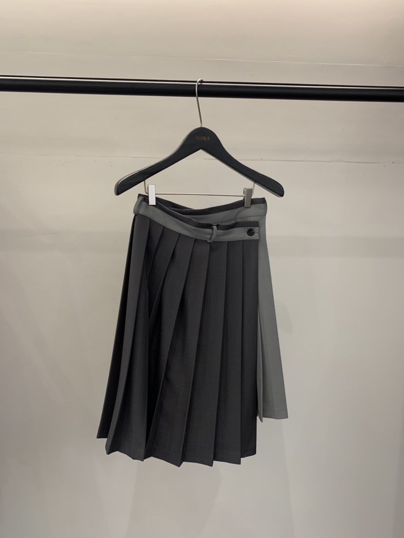 MURMUR韓國代購㊣女士新款推薦時尚職業26春夏半身裙中短裙MURMUR半身裙/中短裙圖色1