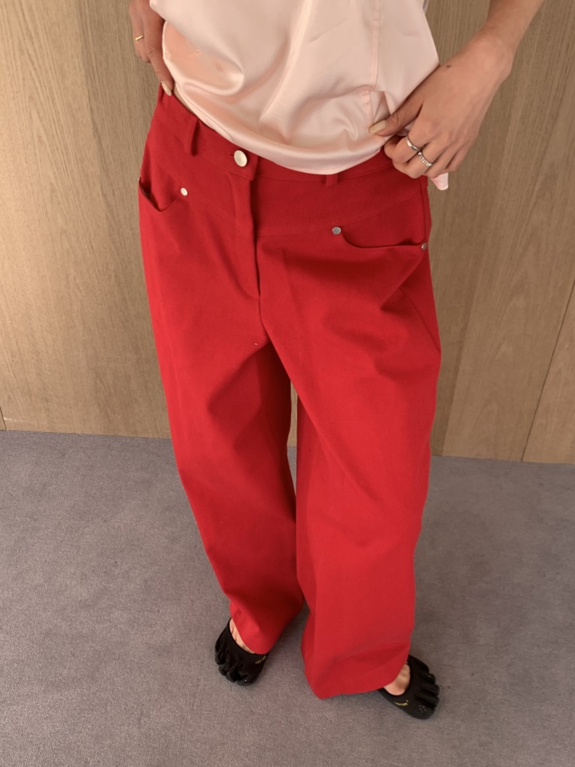 MURMUR㊣東大門代購女裝新品休閑職業時尚26春夏熱賣休閑褲MURMUR休閑褲