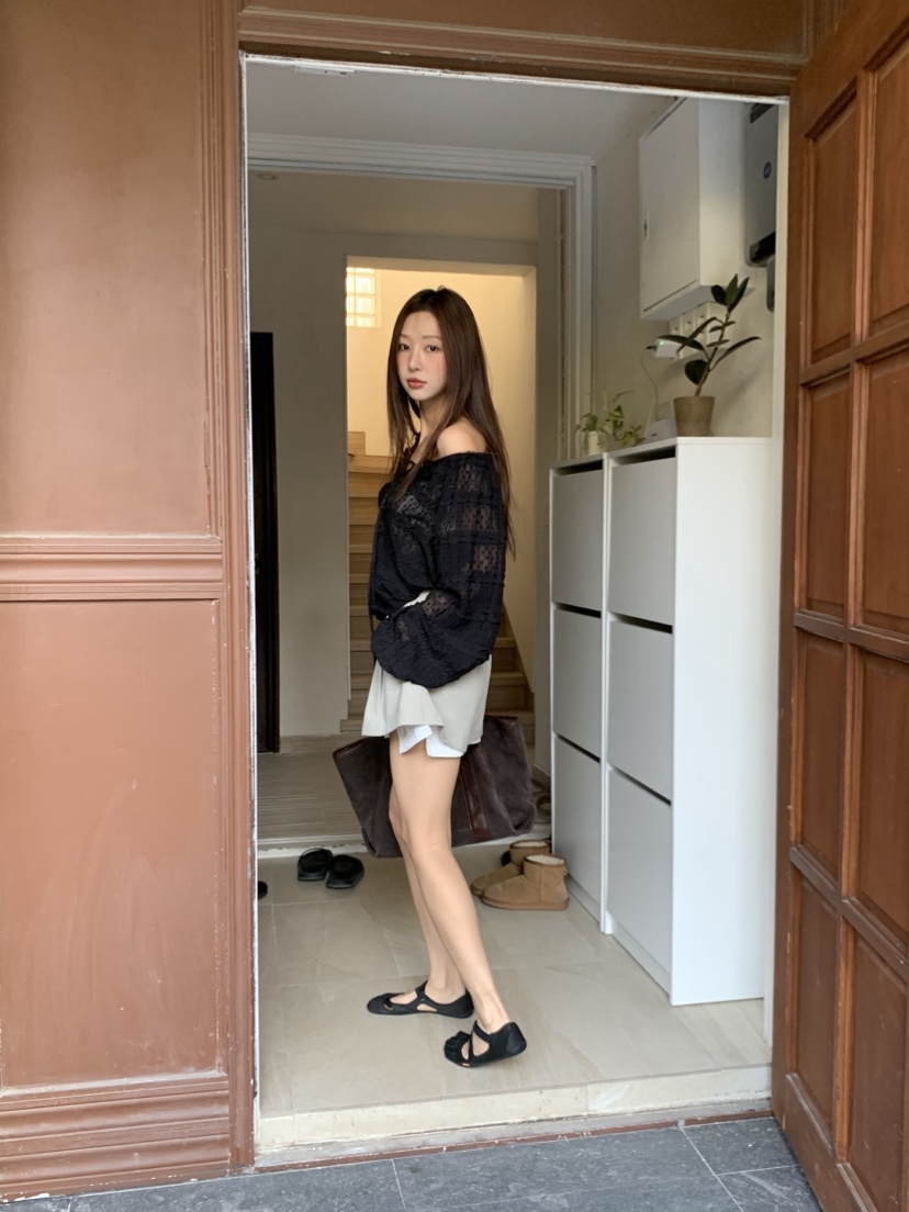 MURMUR韓國直郵㊣女士新品真品職業時尚休閑人氣襯衫蕾絲衫MURMUR襯衫/蕾絲衫