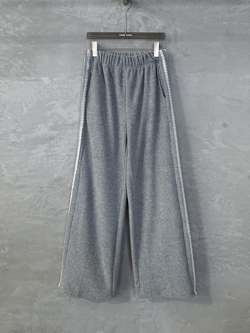 COME OPEN/HAPER韓國直郵㊣女裝新品時尚真品休閑褲毛圈絨COME OPEN/HAPER休閑褲圖色1