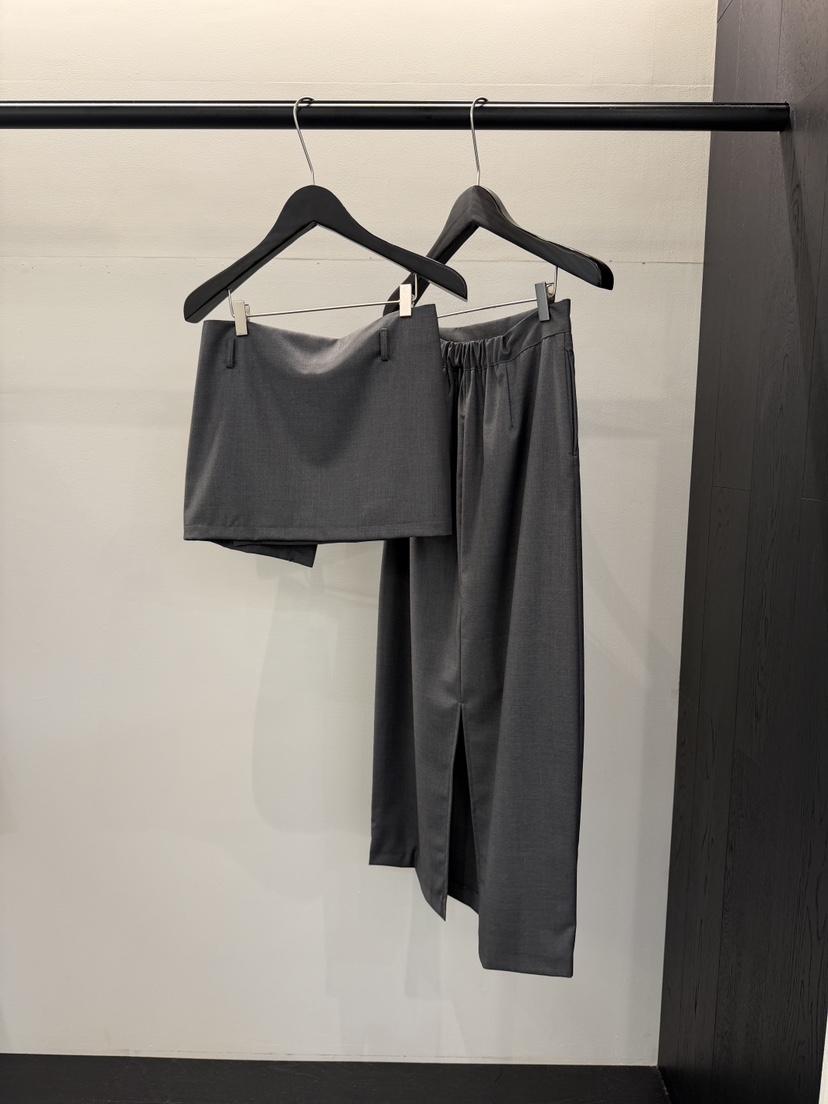 MURMUR東大門直郵㊣女士新品人氣真品職業熱賣長裙可拆卸雙層MURMUR長裙