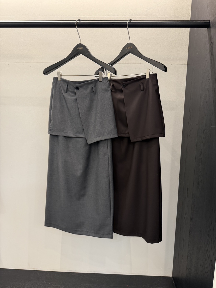 MURMUR東大門直郵㊣女士新品人氣真品職業熱賣長裙可拆卸雙層MURMUR長裙