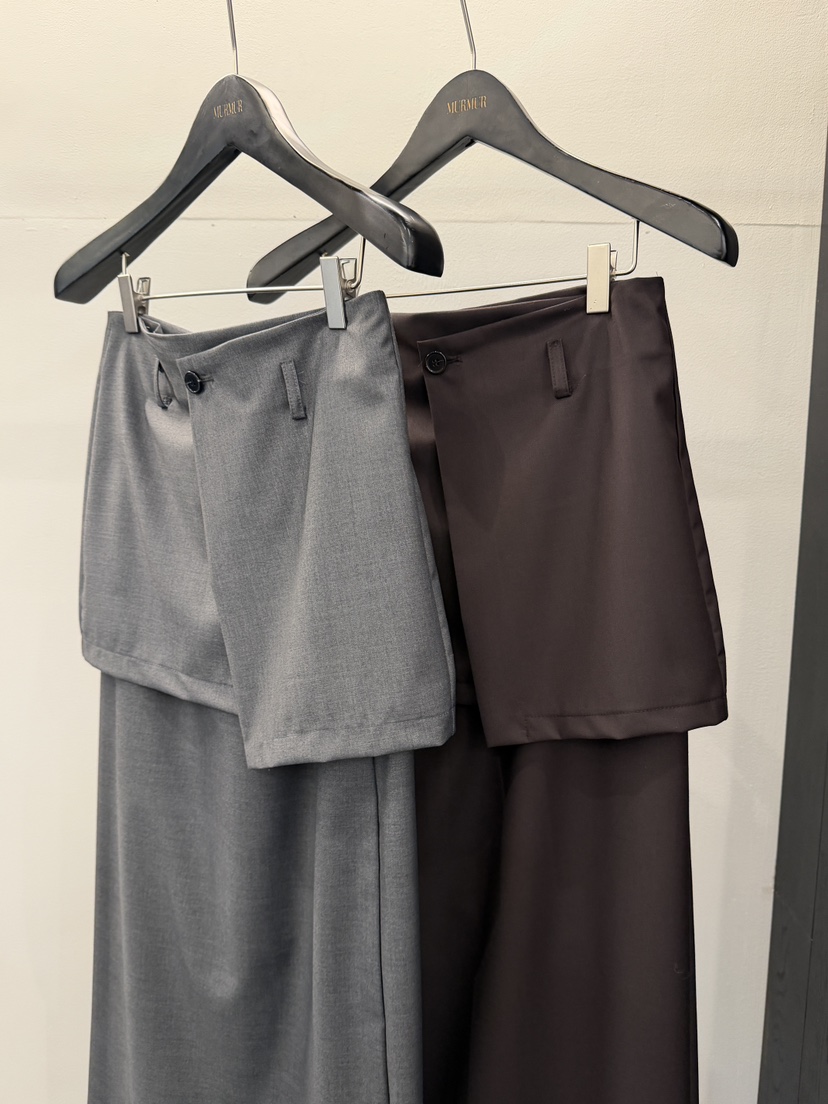 MURMUR東大門直郵㊣女士新品人氣真品職業熱賣長裙可拆卸雙層MURMUR長裙