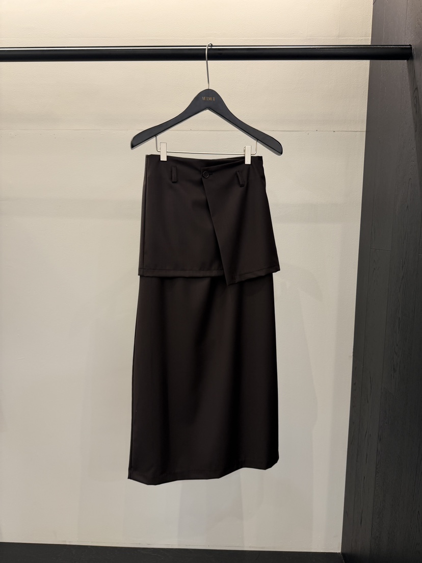 MURMUR東大門直郵㊣女士新品人氣真品職業熱賣長裙可拆卸雙層MURMUR長裙圖色2