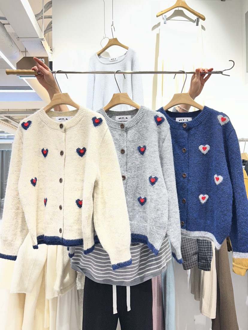 OLA㊣東大門代購女裝新款休閑人氣真品職業26春夏推薦針織衫mellor/OLA針織衫