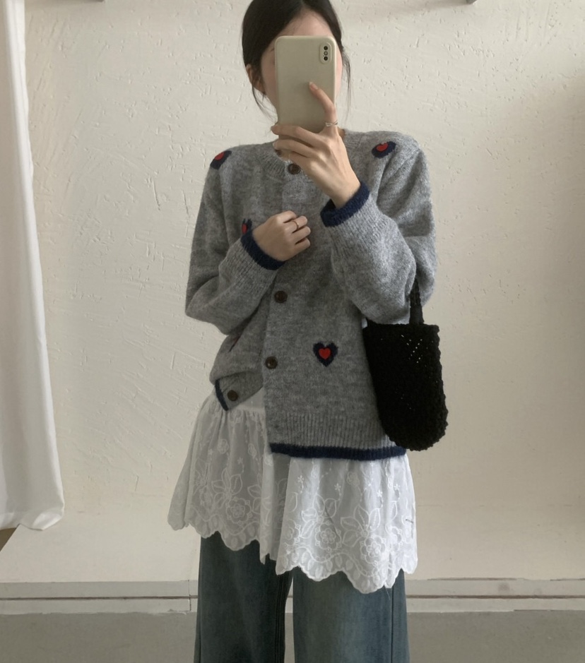 OLA㊣東大門代購女裝新款休閑人氣真品職業26春夏推薦針織衫mellor/OLA針織衫