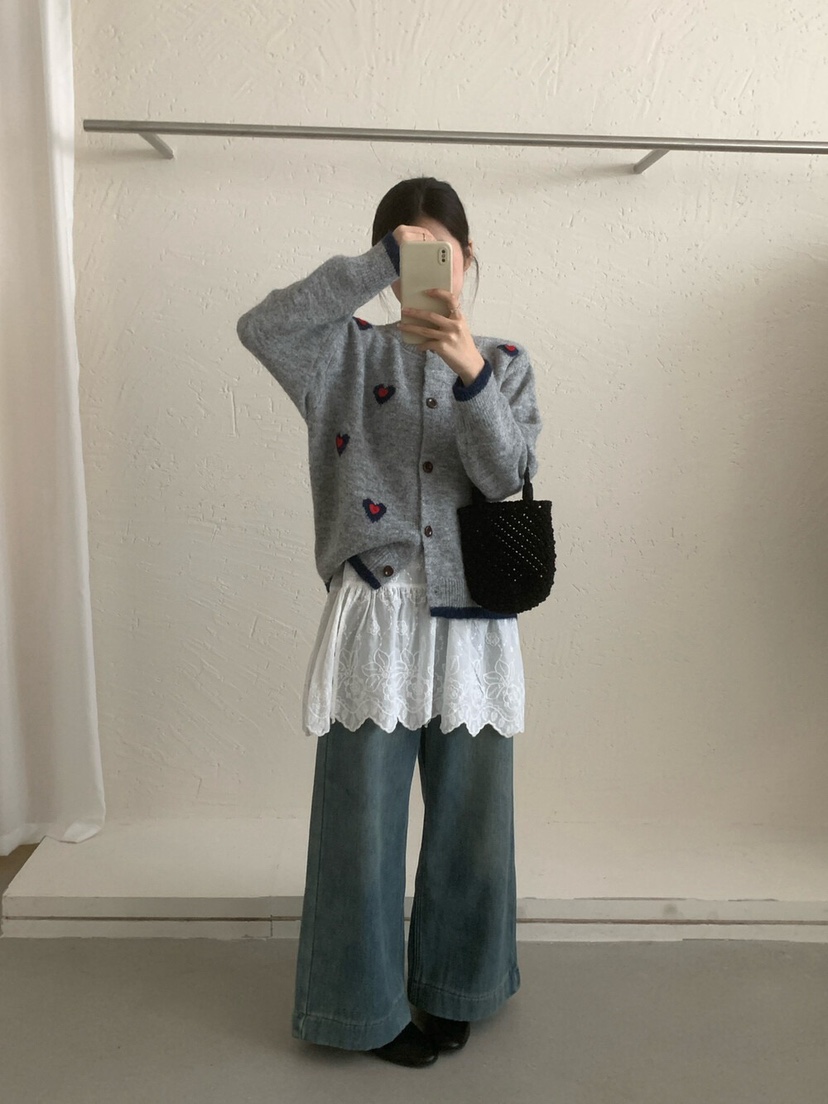 OLA㊣東大門代購女裝新款休閑人氣真品職業26春夏推薦針織衫mellor/OLA針織衫