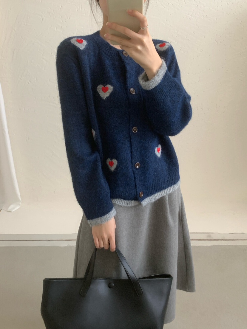 OLA㊣東大門代購女裝新款休閑人氣真品職業26春夏推薦針織衫mellor/OLA針織衫