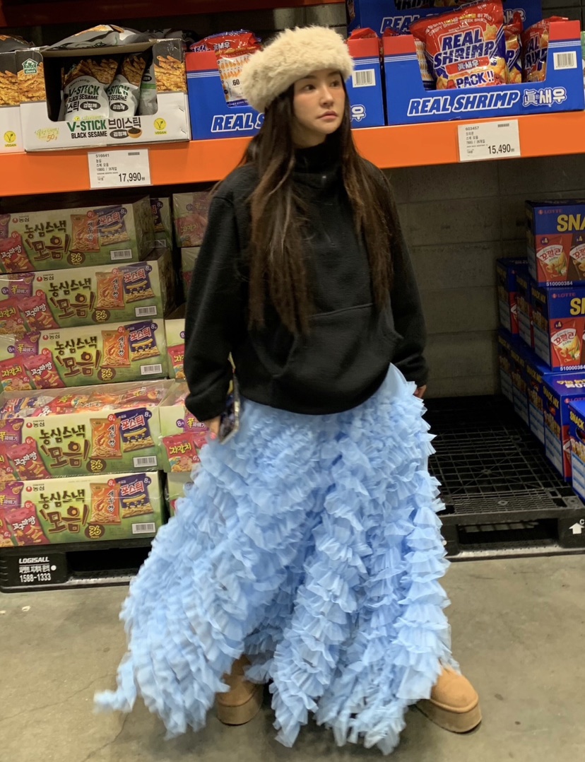 LIKEVAM㊣東大門代購女士新款職業真品人氣熱賣時尚推薦長裙LIKEVAM長裙