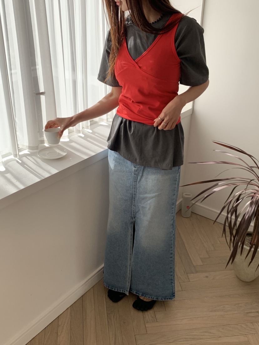 MURMUR韓國代購㊣女裝新品推薦真品休閑職業時尚熱賣長裙超長MURMUR長裙