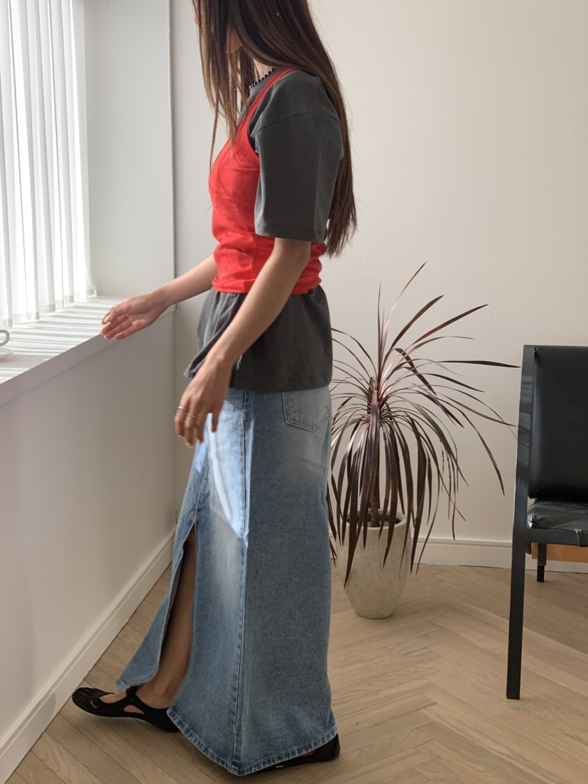 MURMUR韓國代購㊣女裝新品推薦真品休閑職業時尚熱賣長裙超長MURMUR長裙