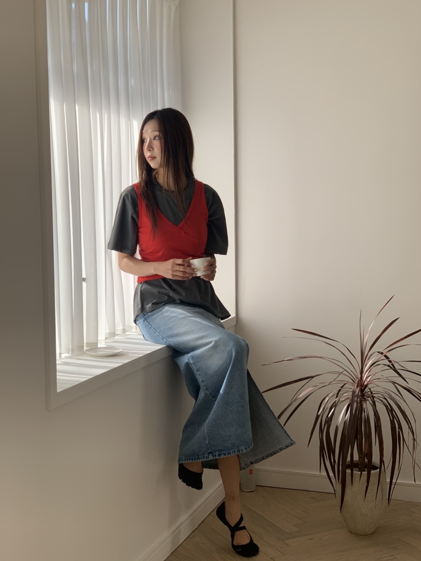 MURMUR韓國代購㊣女裝新品推薦真品休閑職業時尚熱賣長裙超長MURMUR長裙