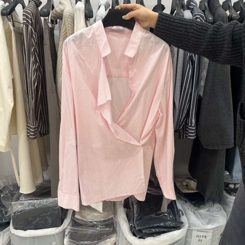 MUSHROOM EFFECT東大門直郵㊣女裝新品熱賣襯衫蕾絲衫春款MUSHROOM EFFECT襯衫/蕾絲衫圖色3