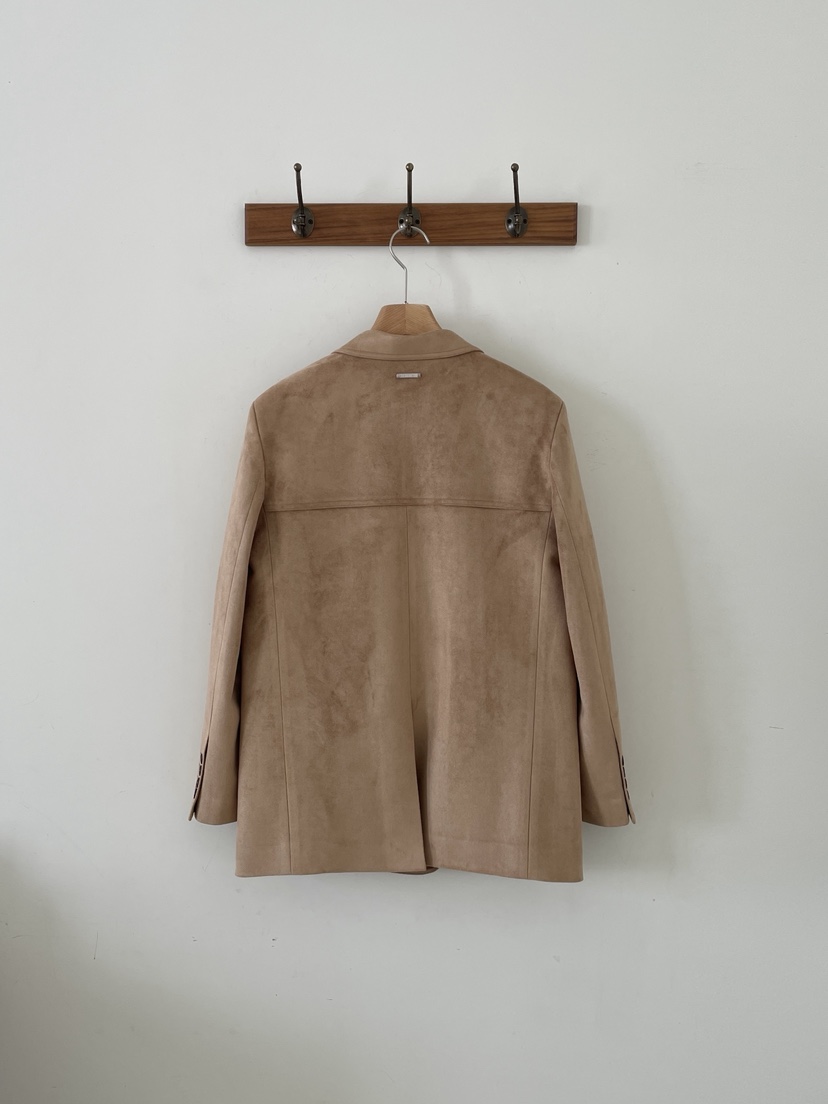 3 ANOTHER韓國代購㊣女士新款推薦職業時尚夾克絨面革春款3 ANOTHER夾克